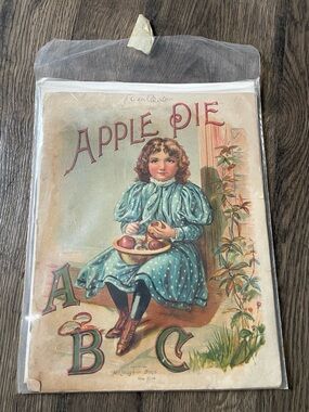 1899 Antique Apple Pie ABC Merry Alphabet Series Illustrated